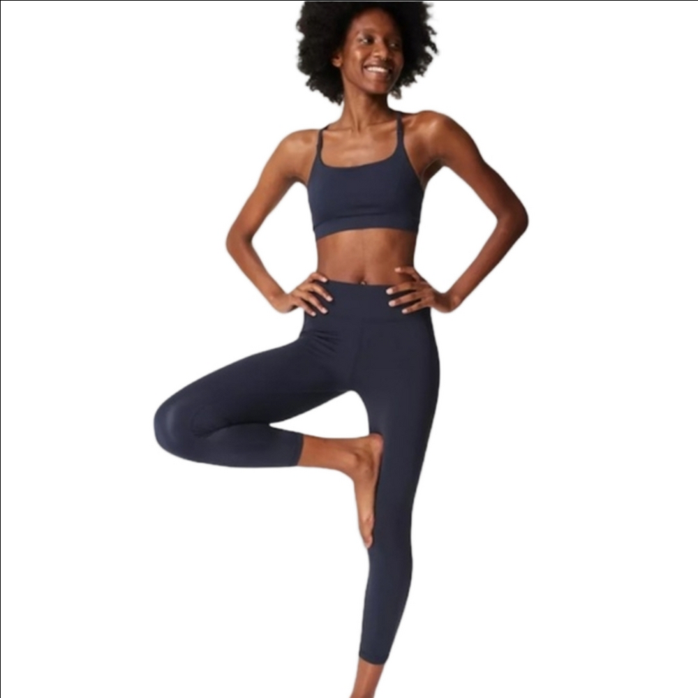 Sweaty Betty Slate Blue Active Leggings - Picture 2 of 7